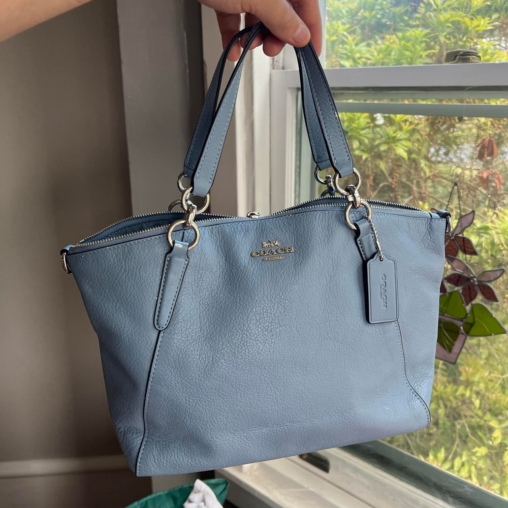 y2k Coach Small Leather Kelsey Satchel Shoulder bag / handbag ౨ৎ ⊹ ‧₊˚